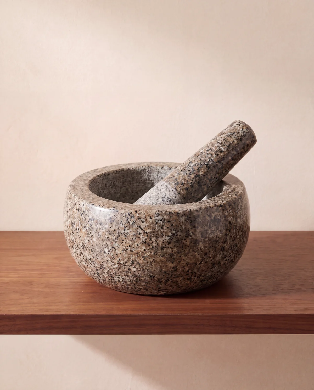 Granite Mortar and Pestle, 7 in