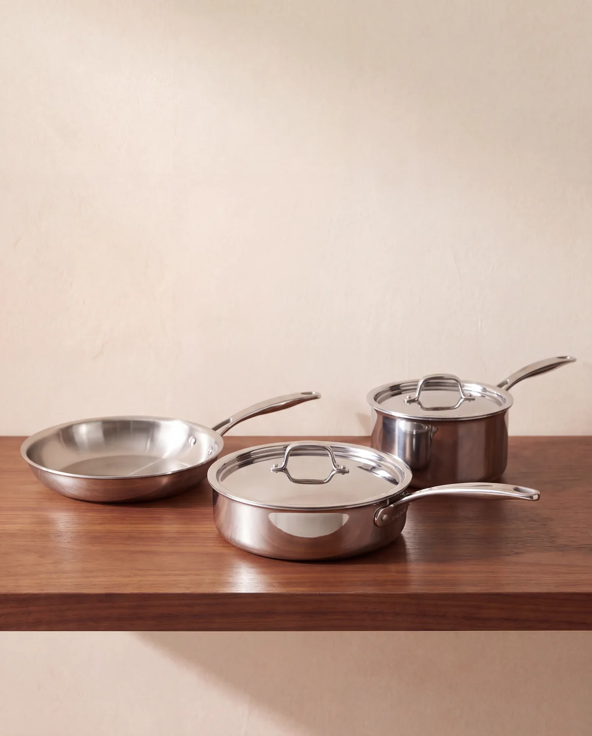 Stainless Cookware Set, 5 pieces
