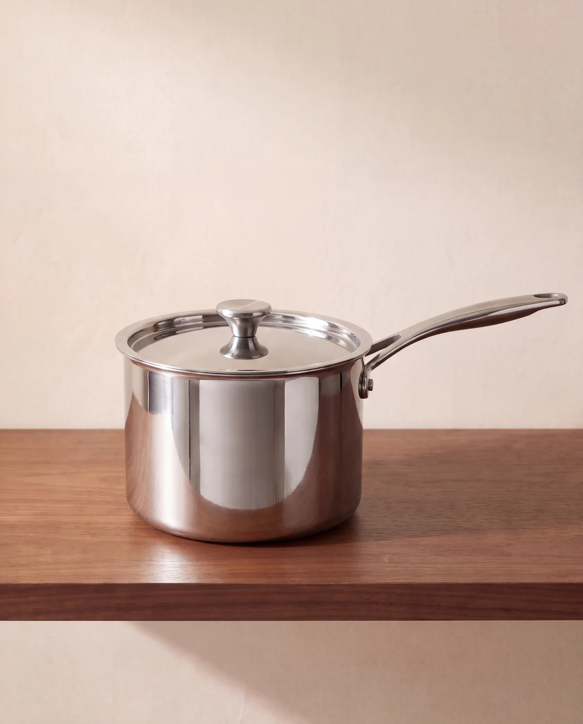 Tri-Ply Stainless Saucepan, 3 qt