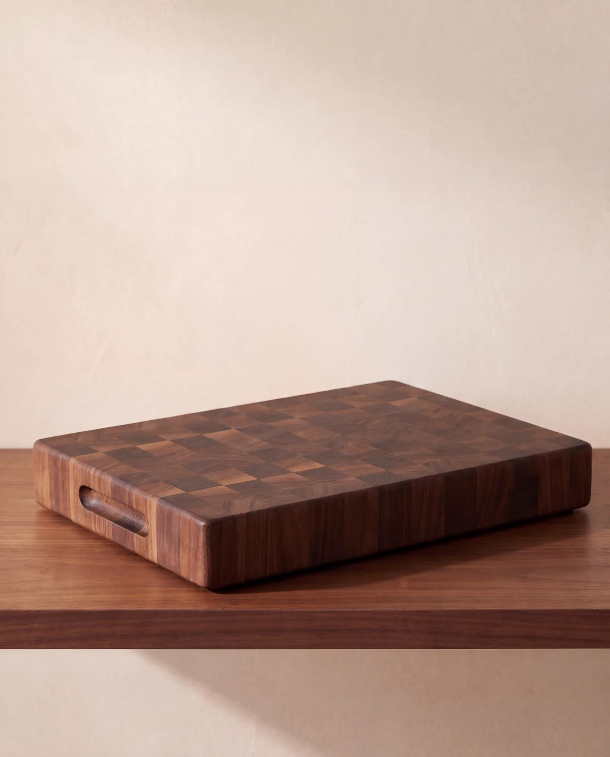 End-Grain Walnut Cutting Board, 12 x 18 in